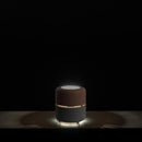 Lampada da Tavolo 16x16xH19 cm in Metallo Idra Rosa e Grigio-2