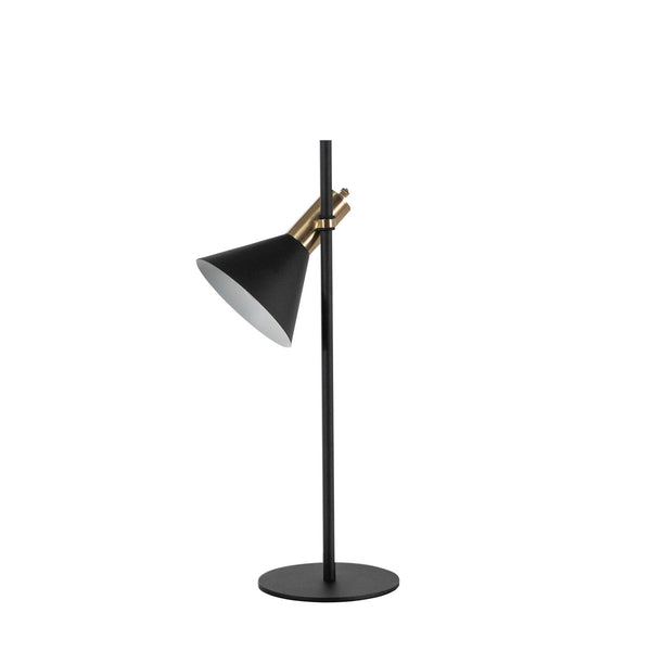 Lampada da Tavolo 18x18xH55 cm in Metallo Hadar Nero prezzo