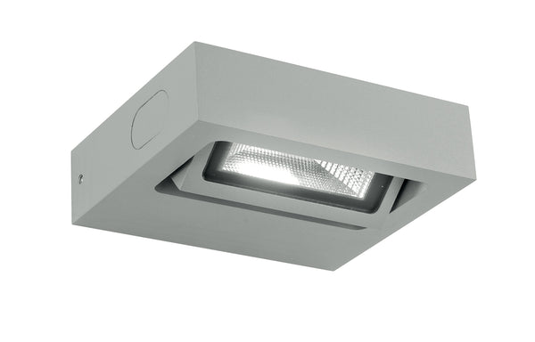 Applique Orientabile Alluminio Silver Esterno Led 3 watt Luce Calda acquista