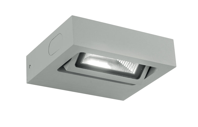 Applique Orientabile Alluminio Silver Esterno Led 3 watt Luce Calda Intec LED-BETA-AP1-1