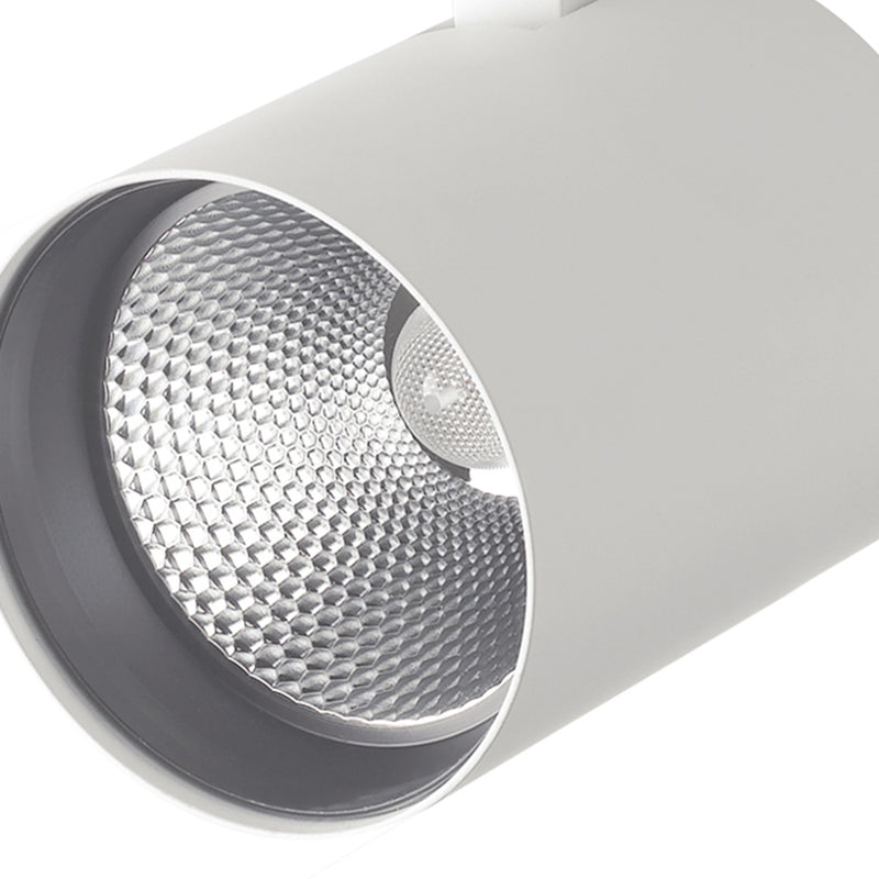 Binario Alluminio Pressofuso Bianco Faretto Led 10 watt Luce Calda Intec LED-EAGLE-W-10WC-2