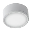 Plafoniera Tonda Alluminio Bianco Led 16 watt Luce Naturale Intec LED-KLIO-R11-1