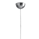 Sospensione Sferico Acciaio Cromo Lampadario Moderno Led tondi 32 watt Luce Naturale Ambiente LED-MOLES-S35-3
