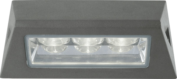 online Applique Stagna Alluminio Pressofuso Antracite Esterno Led 3 watt Luce Naturale