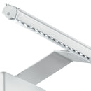 Applique Lampada Bagno Alluminio Bianco Goffrato Led 5 watt Luce Calda Intec LED-W-ALCOR/5W-2