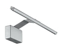 Applique Minimal Alluminio Silver Lampada Bagno Led 5 watt Luce Calda Intec LED-W-ALCOR/5W-1