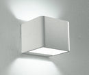Applique Cubica Alluminio Bianco Doppia Emissione di Luce Led 6 watt Luce Calda Intec LED-W-ATLAS/6W-1
