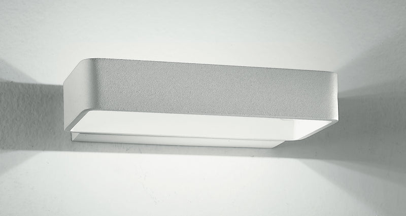 Applique Alluminio Bianco Doppia Emissione di Luce Moderna Led 4 watt Luce Calda Intec LED-W-OMEGA/4W-1