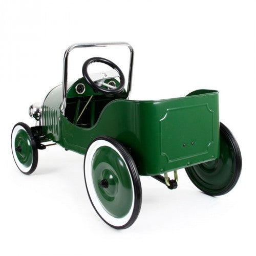 Auto a Pedali Vintage da Corsa per Bambini Baghera Classic Verde-2