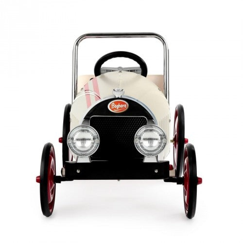 Auto a Pedali Vintage da Corsa per Bambini Baghera Classic Bianco prezzo