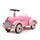 Auto Cavalcabile Vintage da Corsa per Bambini Baghera Speedster Rosa