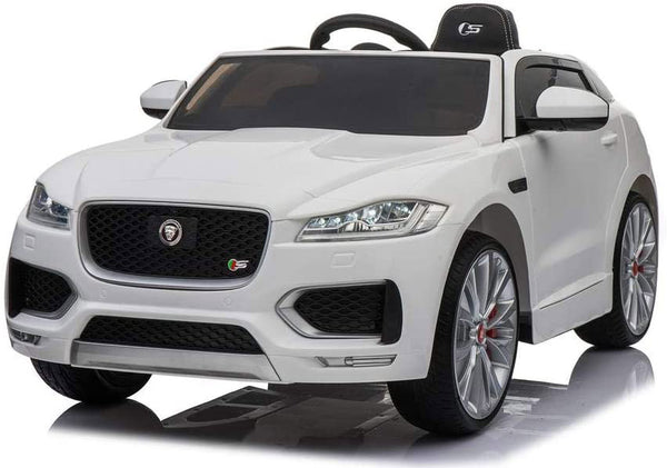 acquista Macchina Elettrica per Bambini 12V con Licenza Jaguar F-Pace Bianca