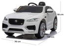 Macchina Elettrica per Bambini 12V Jaguar F-Pace Bianca-5