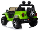Macchina Elettrica per Bambini 12V Mp4 2 Posti Jeep Wrangler Rubicon Verde-4