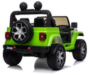 Macchina Elettrica per Bambini 12V Mp4 2 Posti Jeep Wrangler Rubicon Verde-6