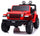 Macchina Elettrica per Bambini 12V 2 Posti con Licenza Jeep Wrangler Rubicon Rossa