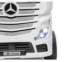 Camion Elettrico Truck per Bambini 12V Mercedes Actros Bianco-4