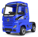 Camion Elettrico Truck per Bambini 12V Mercedes Actros Blu-1