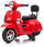 Piaggio Mini Vespa PX150 Elettrica 6V per Bambini Rossa