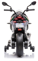 Moto Elettrica per Bambini 12V Aprilia Tuono Nera Italy-4