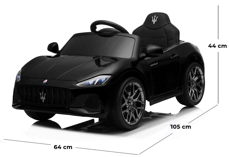 Macchina Elettrica per Bambini 12V Maserati GranCabrio Sport Small Nera-5