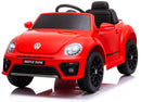 Macchina Elettrica per Bambini 12V Volkswagen Maggiolino Beetle Small Rossa-1