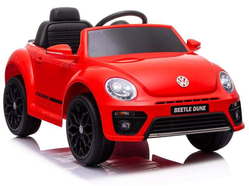 Macchina Elettrica per Bambini 12V Volkswagen Maggiolino Beetle Small Rossa-7