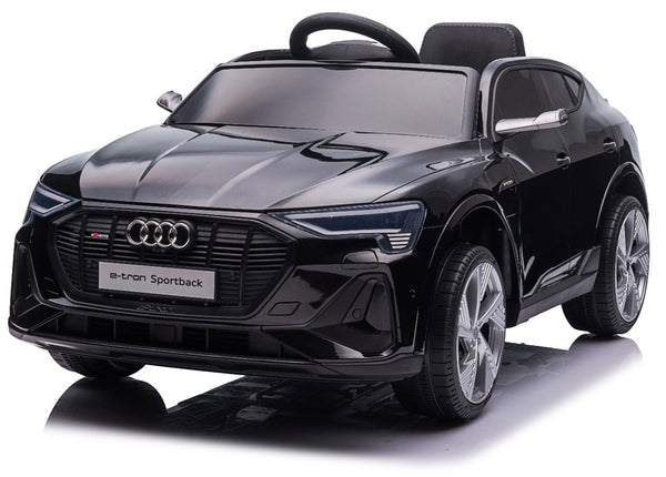 Macchina Elettrica per Bambini 12V con Licenza Audi E-Tron Sportback Nera sconto