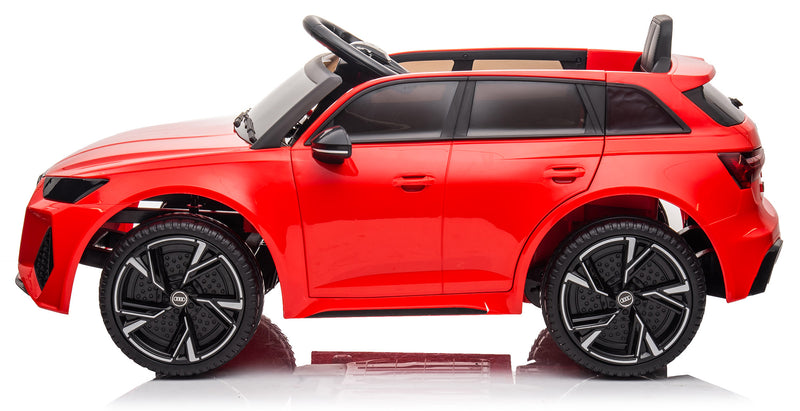 Macchina Elettrica per Bambini 12V Audi RS6 Rossa-2