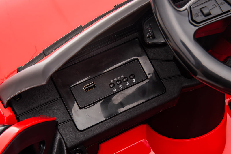 Macchina Elettrica per Bambini 12V Audi RS6 Rossa-6