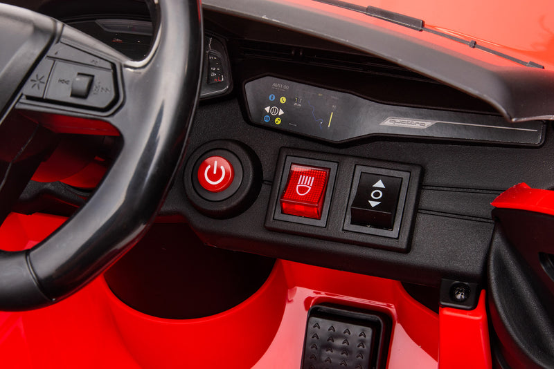 Macchina Elettrica per Bambini 12V Audi RS6 Rossa-8
