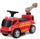 Camion Pompieri Cavalcabile per Bambini Sparabolle Rosso