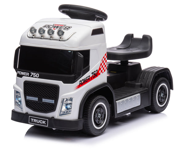 Camion Elettrico per Bambini 6V Small Truck Bianca-1