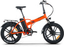 Fat-Bike Bicicletta Elettrica Pieghevole 48V a Pedalata Assistita 20" 250W Urban Bike Arancione-1