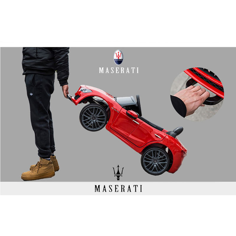 Macchina Elettrica per Bambini 12V Maserati Ghibli Bianca-9