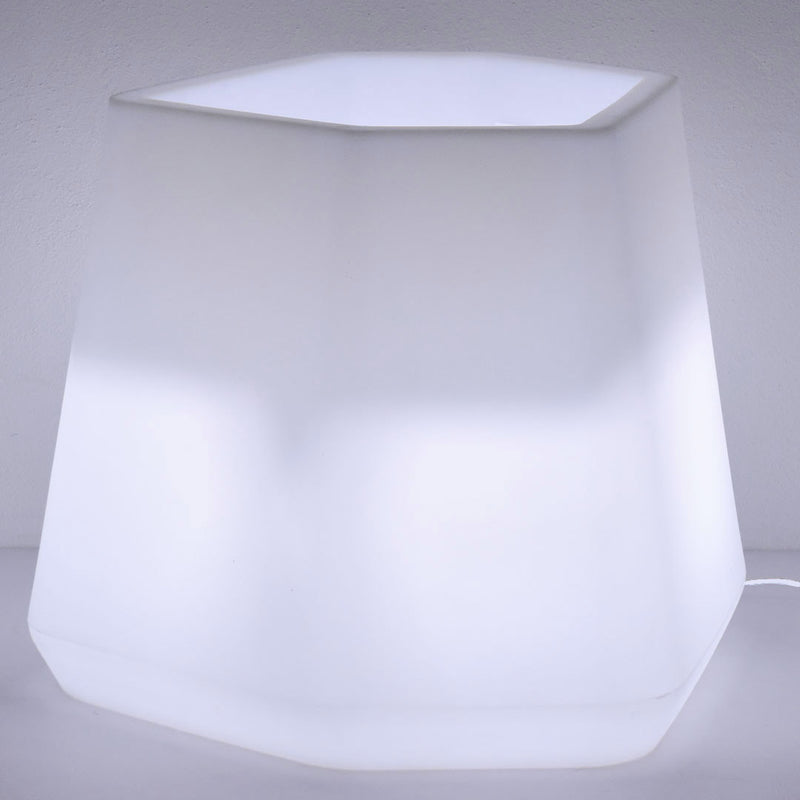 Vaso Luminoso da Giardino a LED 56x49x43 cm in Resina 5W Magnolia Bianco Freddo-3