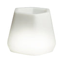 Vaso Luminoso da Giardino a LED 40x35x27 cm in Resina 5W Magnolia Bianco Caldo-1