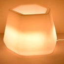 Vaso Luminoso da Giardino a LED 40x35x27 cm in Resina 5W Magnolia Bianco Caldo-3