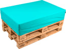 Cuscino per Pallet 120x80 cm in Similpelle Pomodone Turchese-1