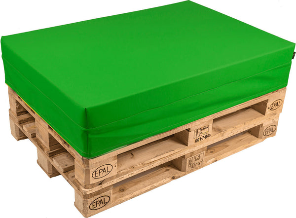 Cuscino per Pallet 120x80cm in Tessuto Pomodone Verde prezzo