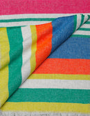Plaid Misto Cotone 130x170 cm Effetto Cashmere 260 gr/mq Mexico Multicolor-1