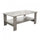Tavolino Salotto Match 100x55x41 h cm in Truciolare bilaminato Grigio Effetto Cemento