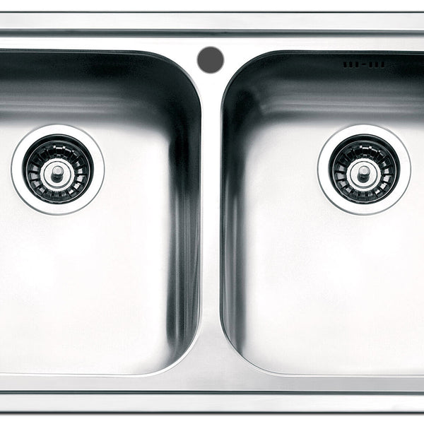 Lavello Cucina 2 Vasche 86x50 cm in Acciaio Inox Apell Melodia – acquista  su Giordano Shop
