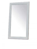 Specchio Cuore 50x2x85 h cm in Legno di paulownia Bianco-2