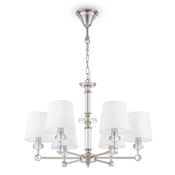 Lampadario Neoclassic in Metallo Riverside Cromo sconto