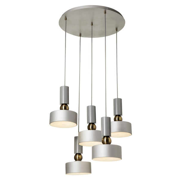Lampada pendente Modern in Metallo Void Grigio online