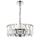 Lampada pendente Modern in Metallo Puntes Cromo-1