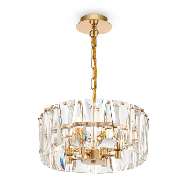 online Lampada pendente Modern in Metallo Puntes Oro