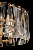 Lampada pendente Modern in Metallo Puntes Oro-4