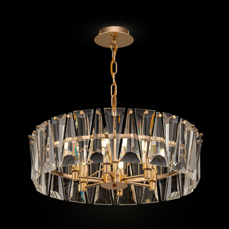 Lampada pendente Modern in Metallo Puntes Oro-2